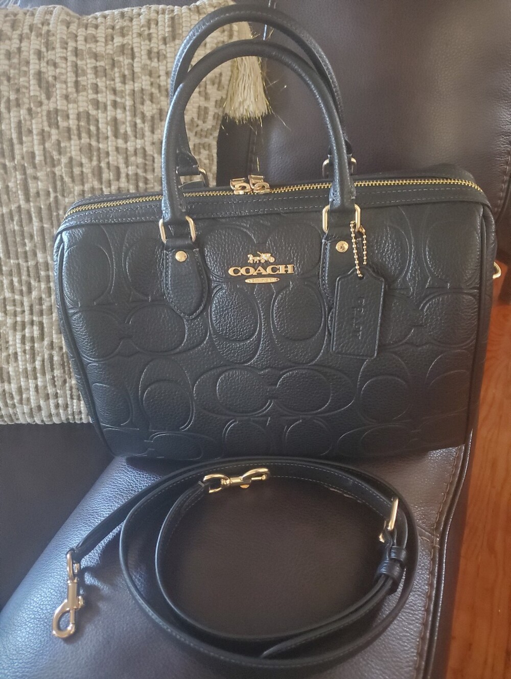 Coach Rowan Bag Signature Leather